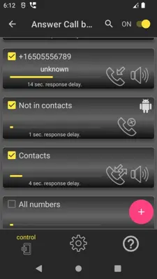 Auto answer & callback (hands free) android App screenshot 0